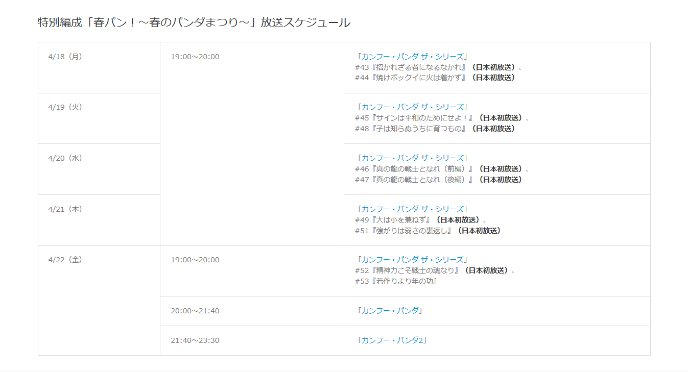 カンフー パンダ 春パン 43 53 コバルトコルビー