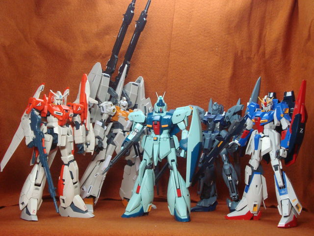 MG リゼルC型レビル配備機とデルタプラスを素組みしたぞ : 鈍
