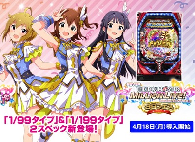 アイドルマスターミリオンライブ!39フェスの新台評価・感想