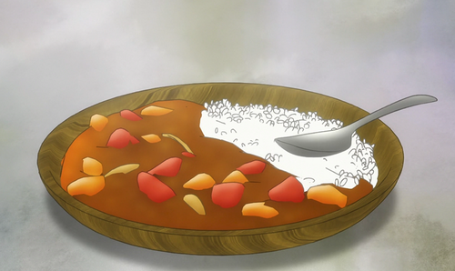 パチンコグルメのカレーライス