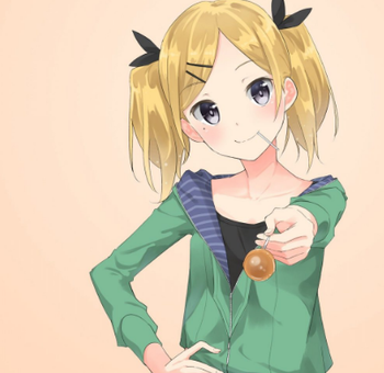 スロット打ってる女