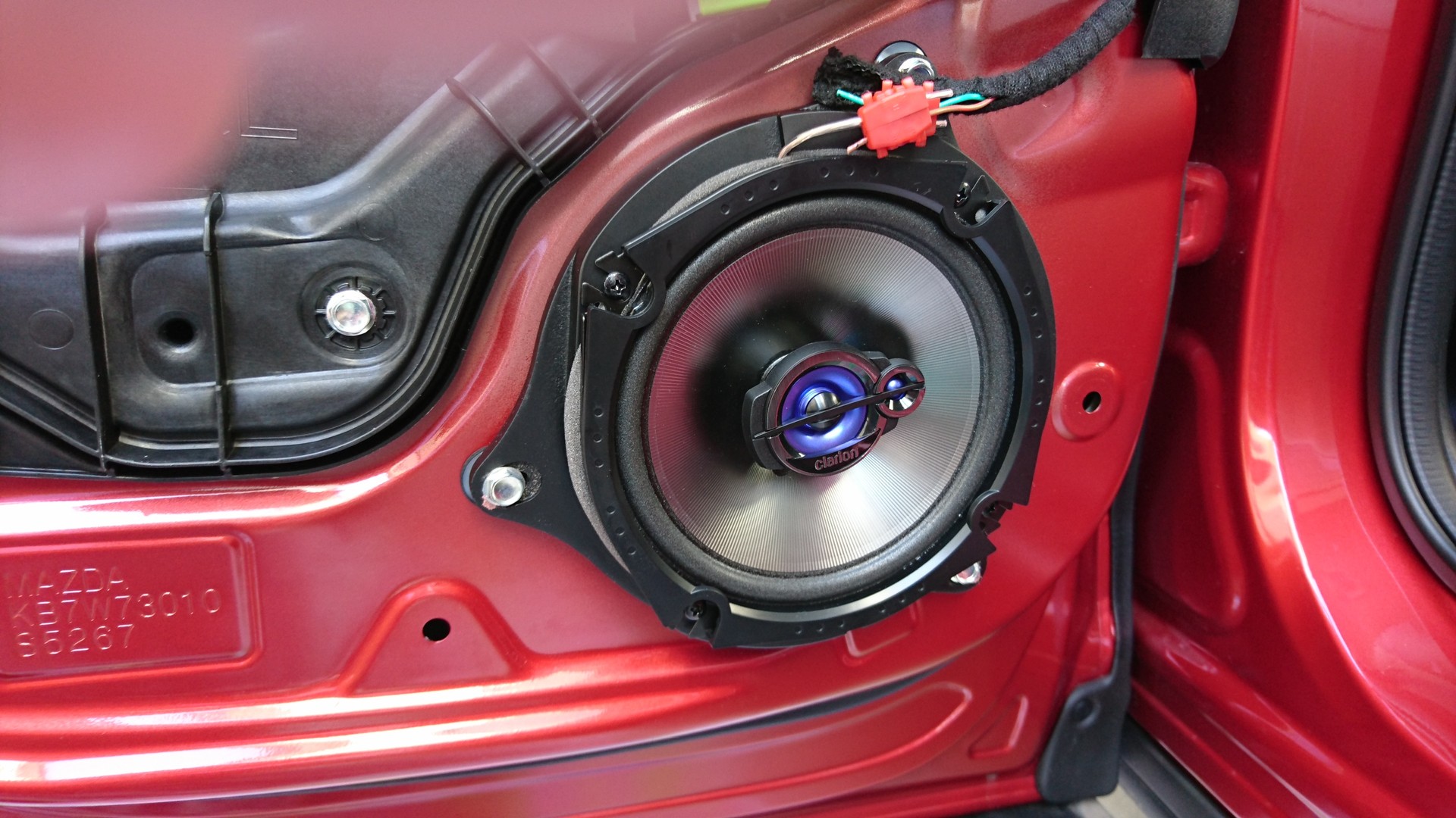 CX-5 (KF) / スピーカー交換(クラリオンSRT-1733) / その4(リア