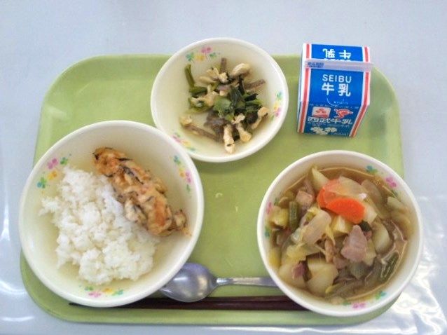 今日の給食 3月14日 金曜日 給食万歳 All I Want For School Dinners