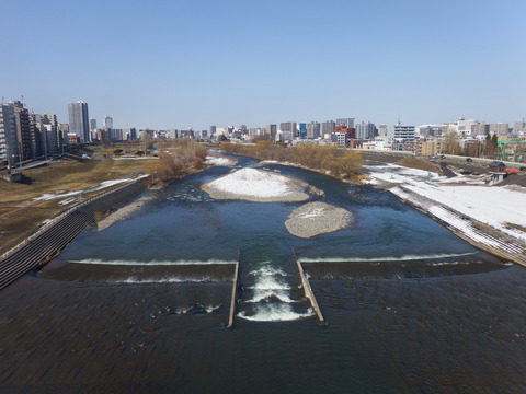 ポートランド広場から北方の眺望