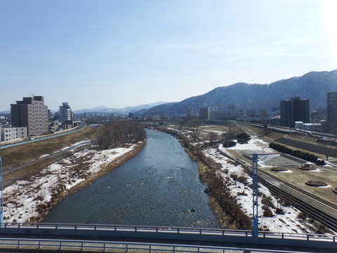 ポートランド広場から南方の眺望