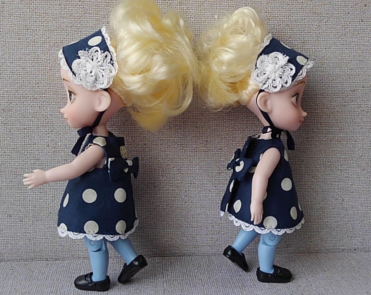 ディズニー ミニアニメータードール アナと雪の女王 双子のエルサ ながいぬのみちくさ