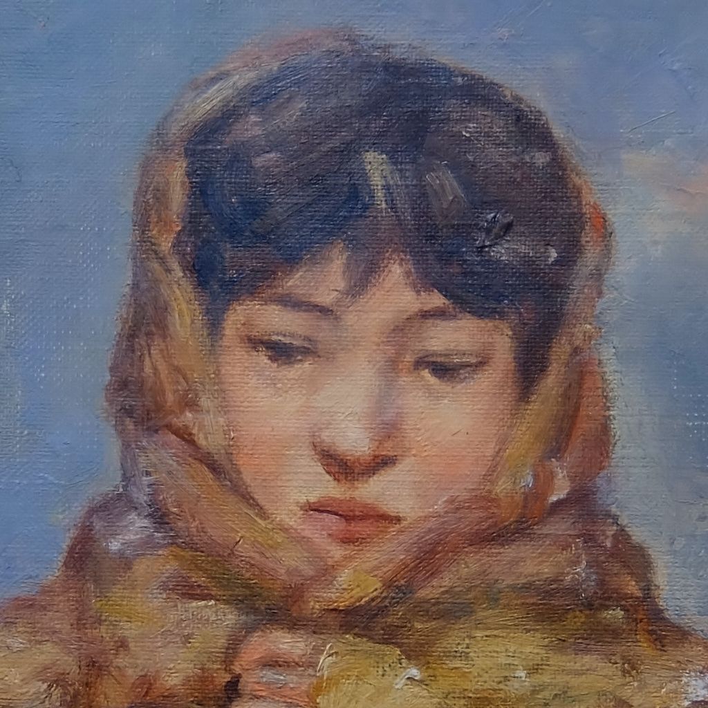 寅若繁 油彩画 寅若繁 油彩画