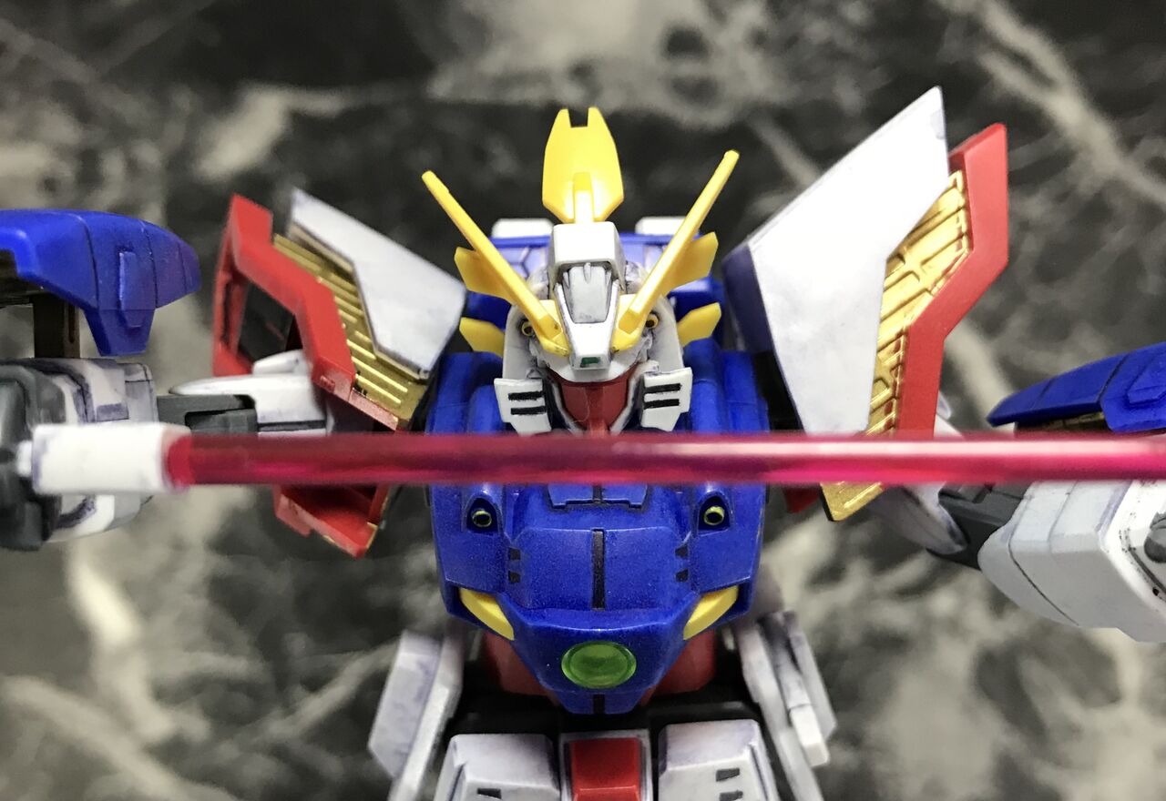 HGFC シャイニングガンダム(スーパーモード) : ネコにハーモニクス