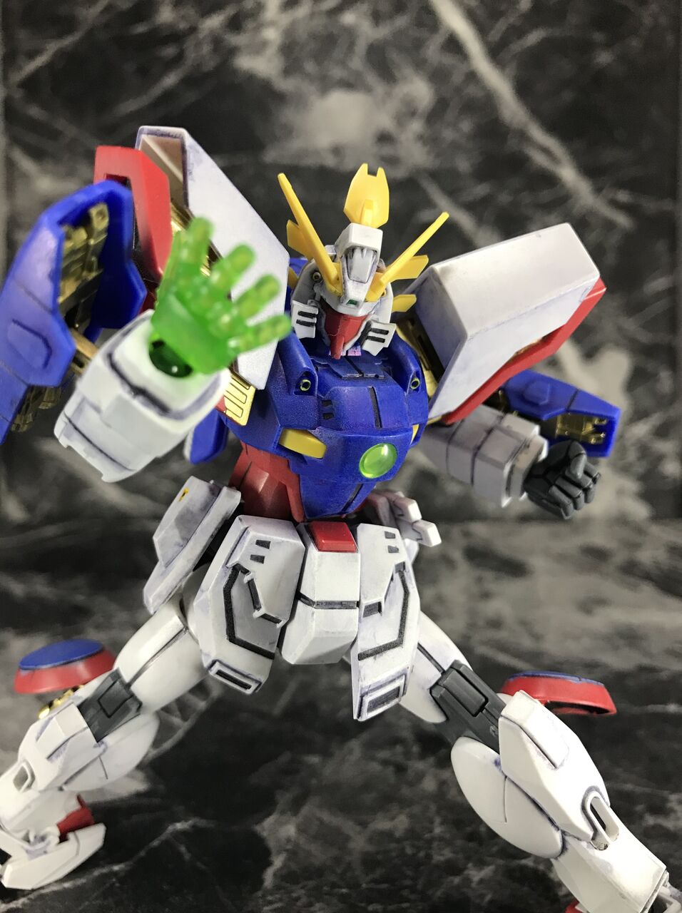HG シャイニングガンダム　スーパーモード HGシャイニングガンダムスーパーモード（ミキシング）｜アツ内藤
