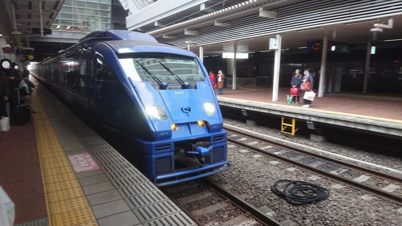 福岡の食と大分の温泉を楽しむ旅08 特急ソニックの車内構造 Dora S Funny Life 楽しい旅とグルメな話 他