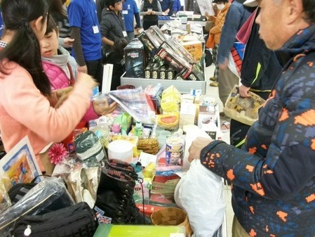 2015年2月22日姶良・伊佐おやじの会 東北復興支援バザー