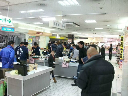 2015年2月22日姶良・伊佐おやじの会 東北復興支援バザー