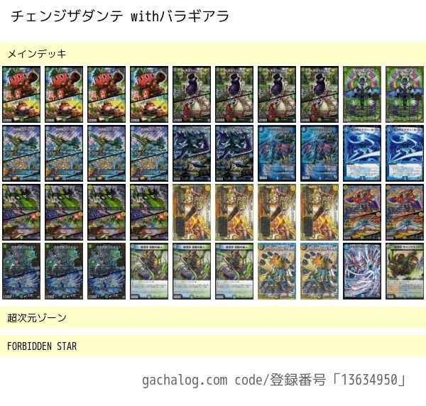 引退品デッキ+バラカード カードガチャ キャラクターデッキ バラハラ ｜ Z/X - Zillions of