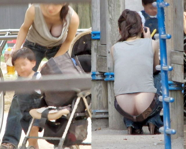 子連れママのエロ写真 