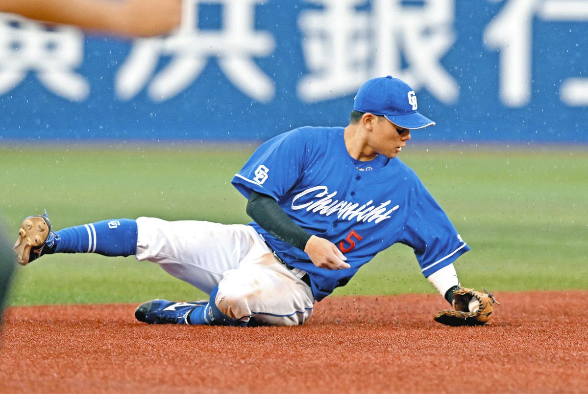 中日　村松開人の打撃成績『.148 0 2 ops.404 』を補って余りある圧倒的守備力！！