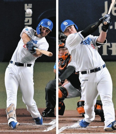 細川成也とボスラー、火を噴いた『2門の大砲』　それぞれの持ち味でバンテリンDに描いた放物線！！