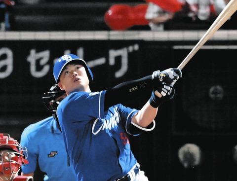 細川成也、3年連続2桁本塁打を達成！復帰から30試合で8本のハイペース！！