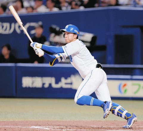 絶好調の岡林勇希、2戦連続猛打賞！！安打数は両リーグトップ＆首位打者キープ！！