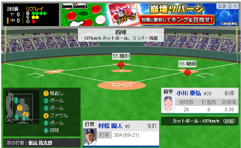 【謝罪会場】板山満塁ホームランに対する中日ファンの反応ｗｗｗ