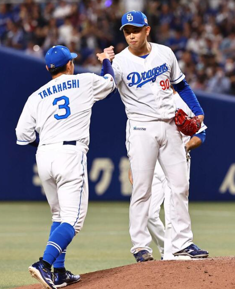 中日井上監督「チームが23勝で松山が20Sは多すぎる。点差つけて松山を出さない展開で勝ってほしい」