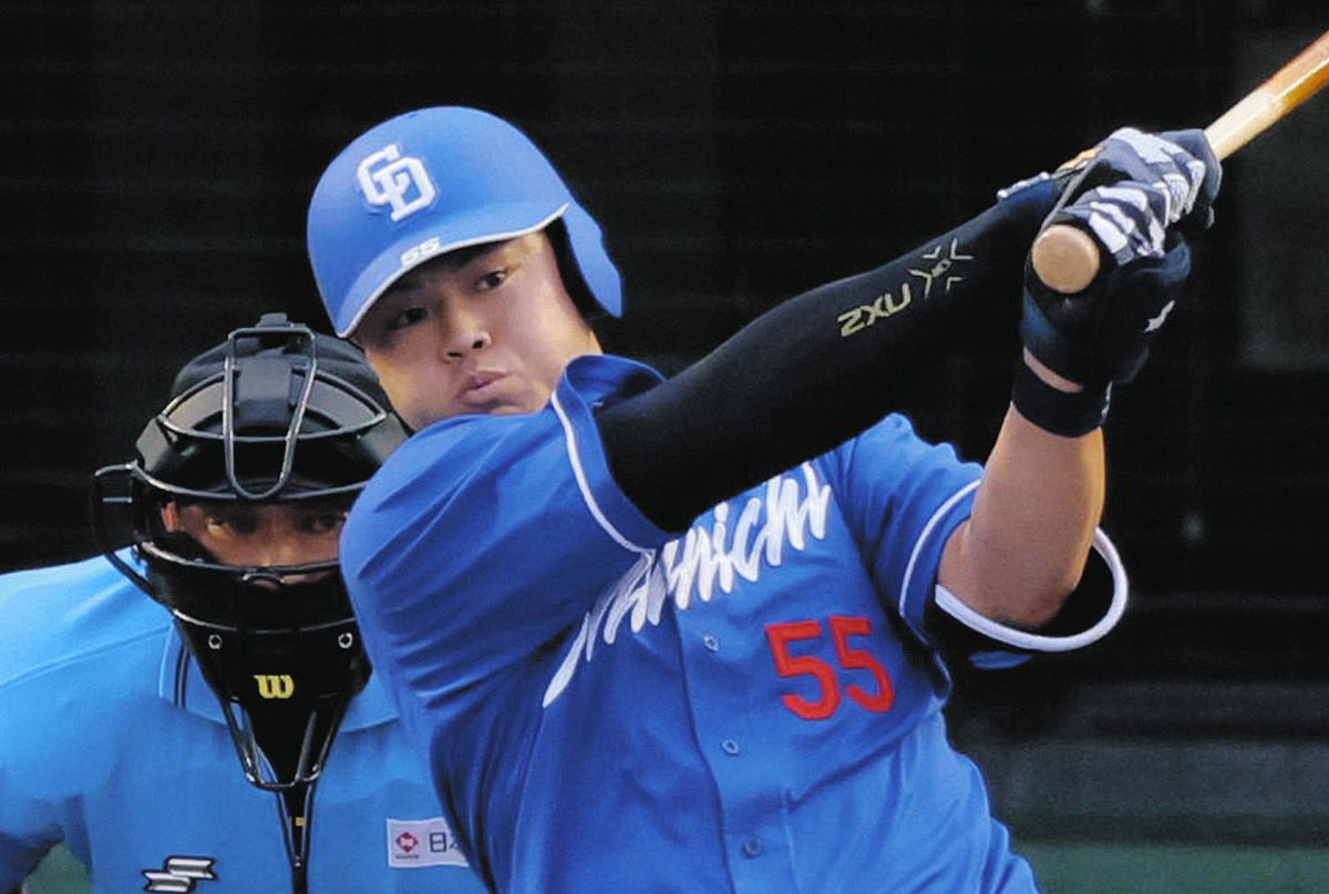 細川成也、2戦連続マルチ安打でリーグトップ安打数の活躍！