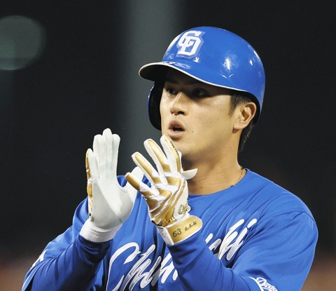 中日・板山祐太郎、逆転劇お膳立ての代打安打！代打での打率は.417！！