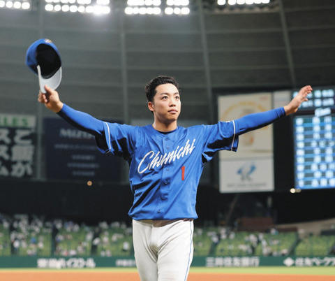 中日・岡林勇希、打率3割に乗せリーグ首位打者＆最多安打！