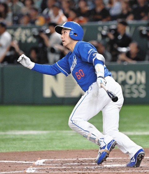 山本泰寛、 プロ初２打席連発！！中日ファンもビックリ！！