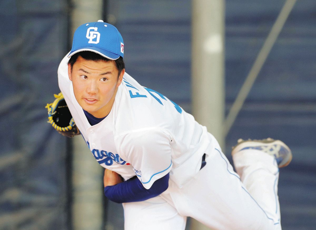 【悲報】中日 福田幸之介、沖縄でアップ→キャッチボール→牽制練習で上半身を痛め帰名
