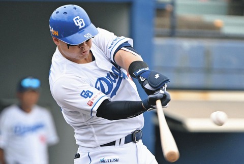 【2軍】細川成也、復帰2戦目でマルチヒット！走塁も問題なし！！