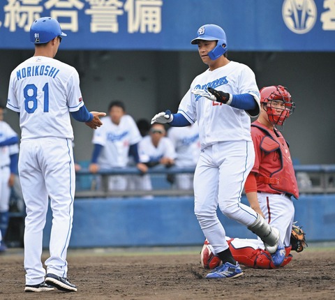 【6/8 2軍 D2-4C】津田啓史がプロ初HR！広島・大道の147キロとらえる！