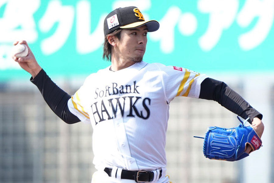 【朗報】SB上沢直之が2回無失点　初の対外試合でヒット1本も許さず　最速140キロも変化球を巧みに扱う