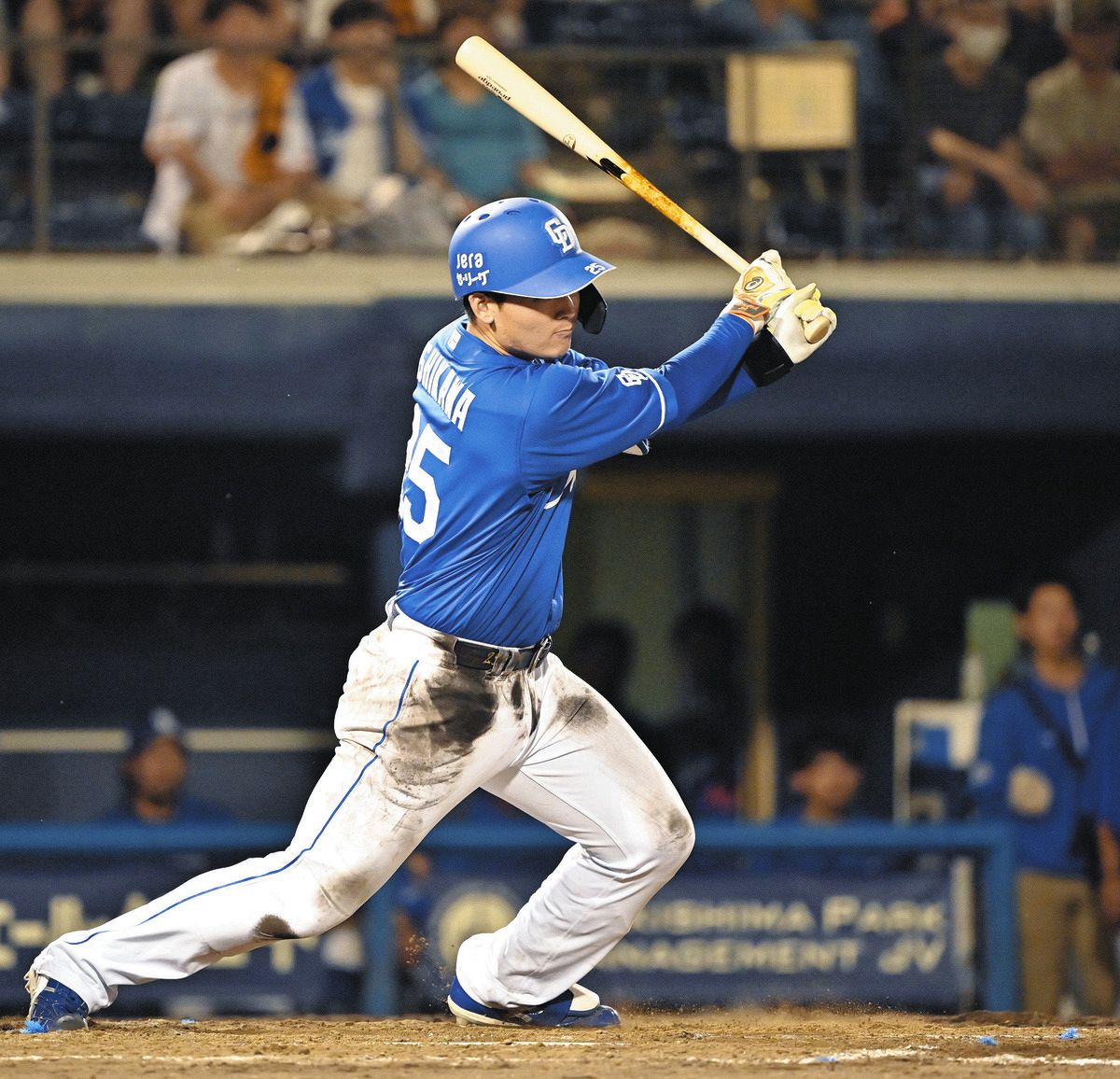 石川昂弥、再昇格後初の打点をマーク！完封負けを阻止する活躍