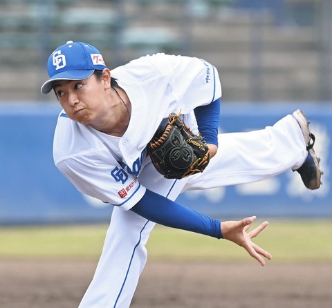 【4/20 2軍 D3-2ハ】仲地礼亜が粘りの投球で7回2失点3勝目！落合2軍監督はスライダーを評価
