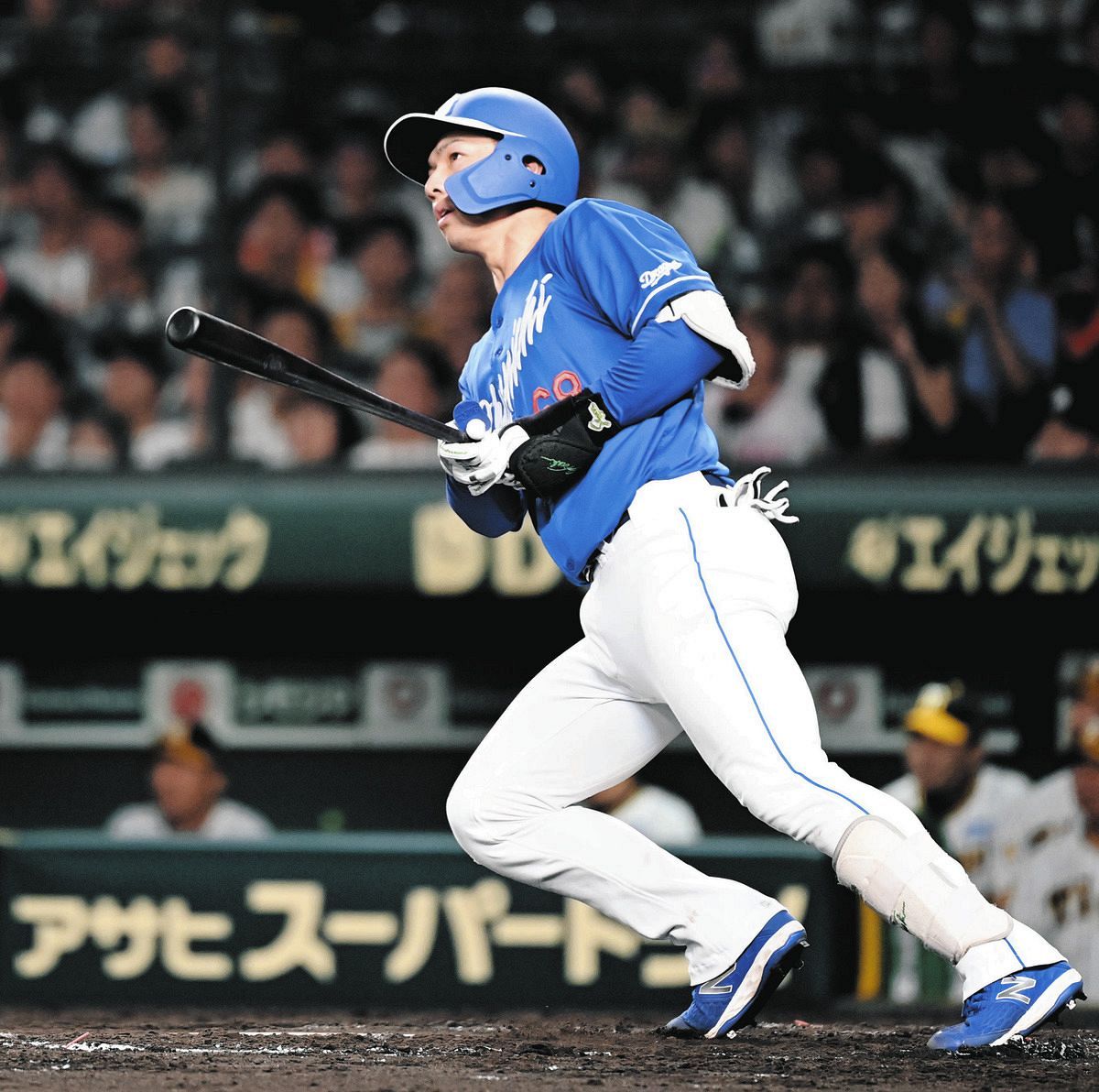 福永裕基、タイムリー二塁打で阪神に反撃の一矢を放つ！