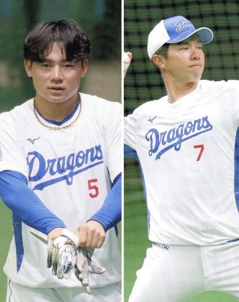 【朗報】村松開人と福永裕基がファームで実戦復帰！！