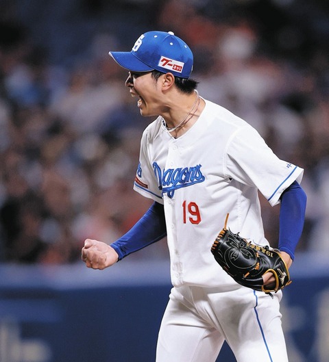 高橋宏斗「俊さんから受け取ったバトンをソブさんに」引退試合に花を添える無失点好投！