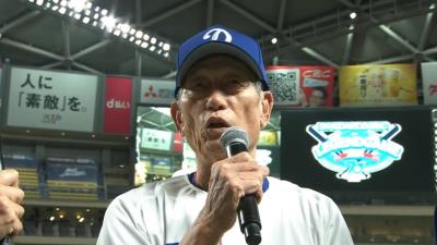 【中日OB戦】権藤監督、今の中日ドラゴンズへの熱い応援を訴える