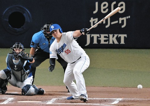 4番 細川成也、満塁から勝ち越し2点タイムリー！7月の打率は3割5分3厘！！