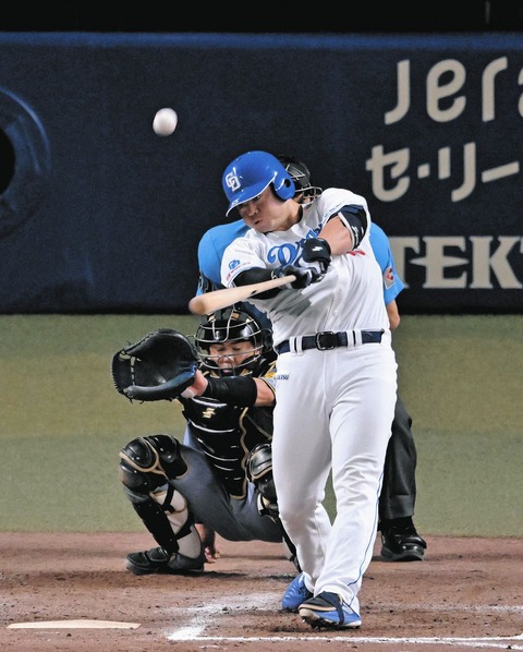 細川成也、2試合連続15号3ラン！ビシエド以来3年連続15本塁打を達成！！