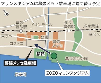 【朗報】ZOZOマリンスタジアムが移転！幕張メッセ駐車場に
