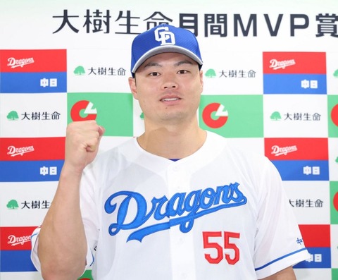 【祝】細川成也が7月の月間MVPを受賞！ライデルからの劇弾2発含む6本のアーチ！！