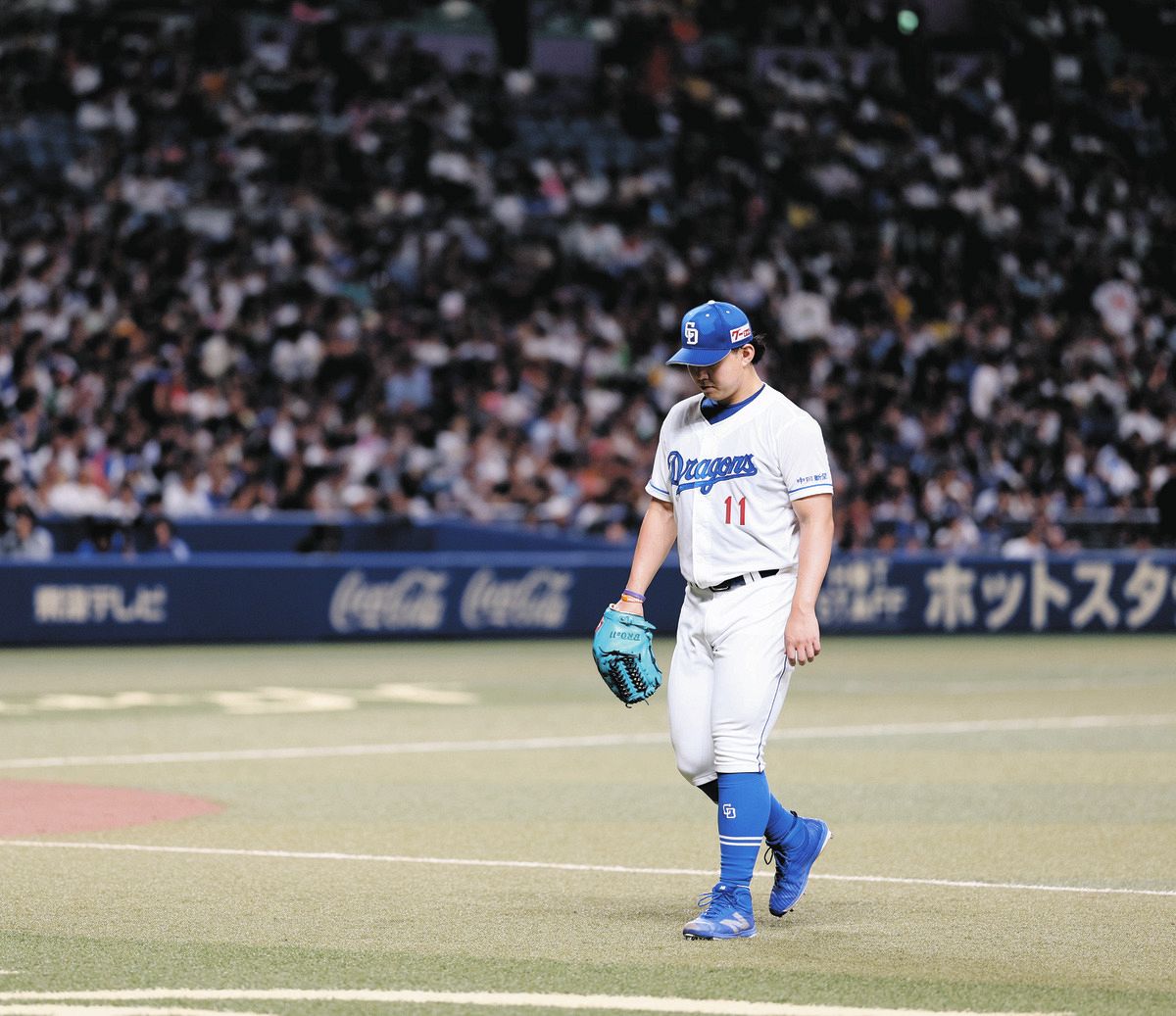 小笠原慎之介、制球乱れで初回から苦しむ…今季最短の降板