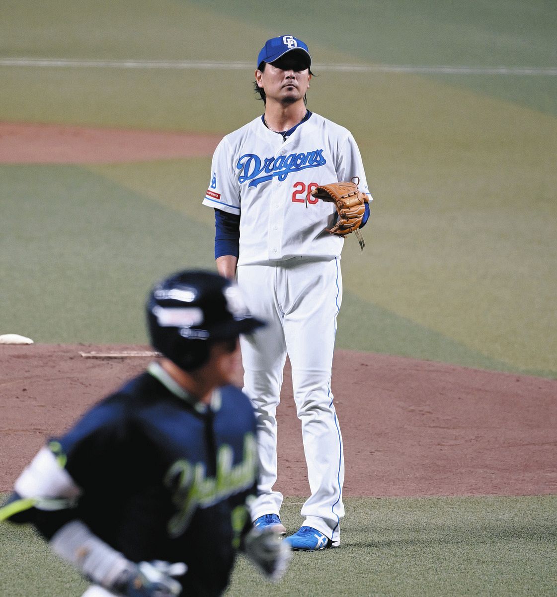 涌井秀章、初回の村上先制被弾を挽回し、2回から６回まで無失点の好投！