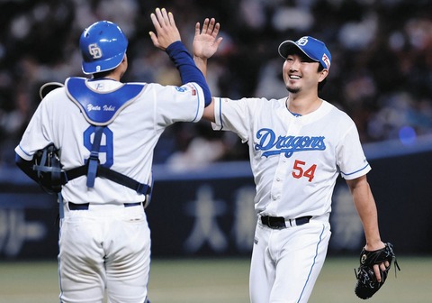 "代理の代理の守護神"藤嶋健人、完璧投球で接戦ものにし自身2年ぶりセーブ！！