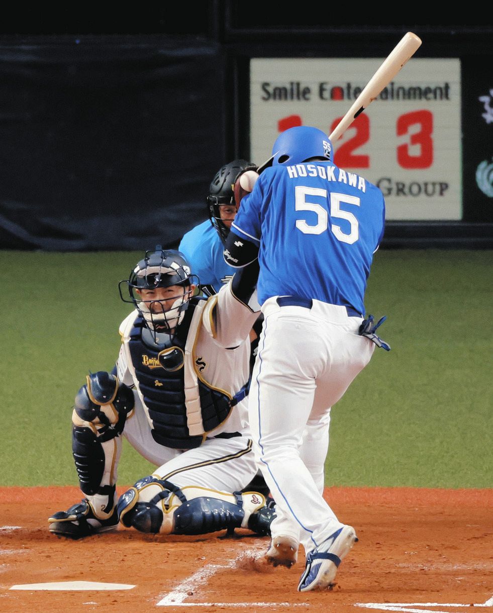 細川成也、頭部死球にも動じず試合続行！「つなぐ意識で打ちました」
