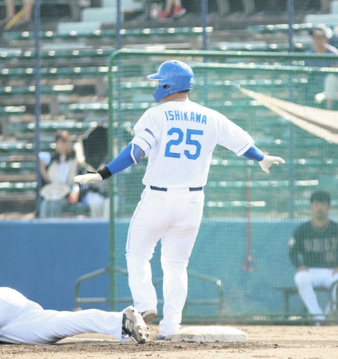 【2軍】石川昂弥、1カ月ぶり実戦復帰で2安打！「100％良くなった」と回復をアピール