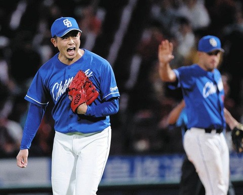 守護神 松山晋也、きっちり33S！リーグトップ巨人・マルティネスに1差！！