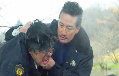 それで病院の屋上から