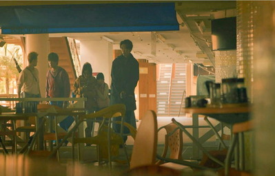 中に入った・・